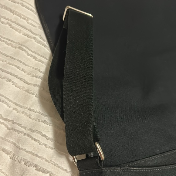 Vintage coach 6437 messenger bag/laptop bag canvas w/leather accents - Picture 4 of 5